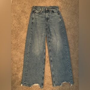 AE Baggy Wide Leg Jeans